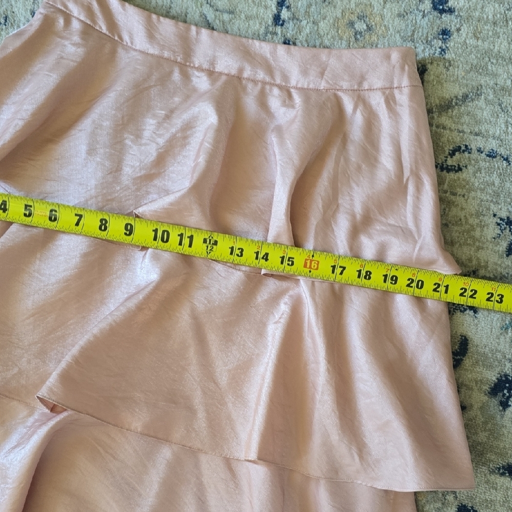 Dainty Jewells Pink Ruffle Layered Skirt Size Med - Picture 7 of 9